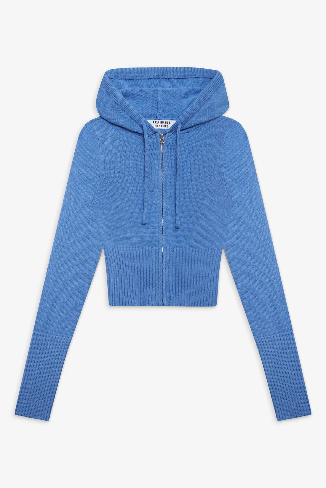 Aimee Women's Zip Up Hoodie - Blue Moon Color, Lightweight Fleece Jacket for Casual Wear, Gym, and Outdoor Activities