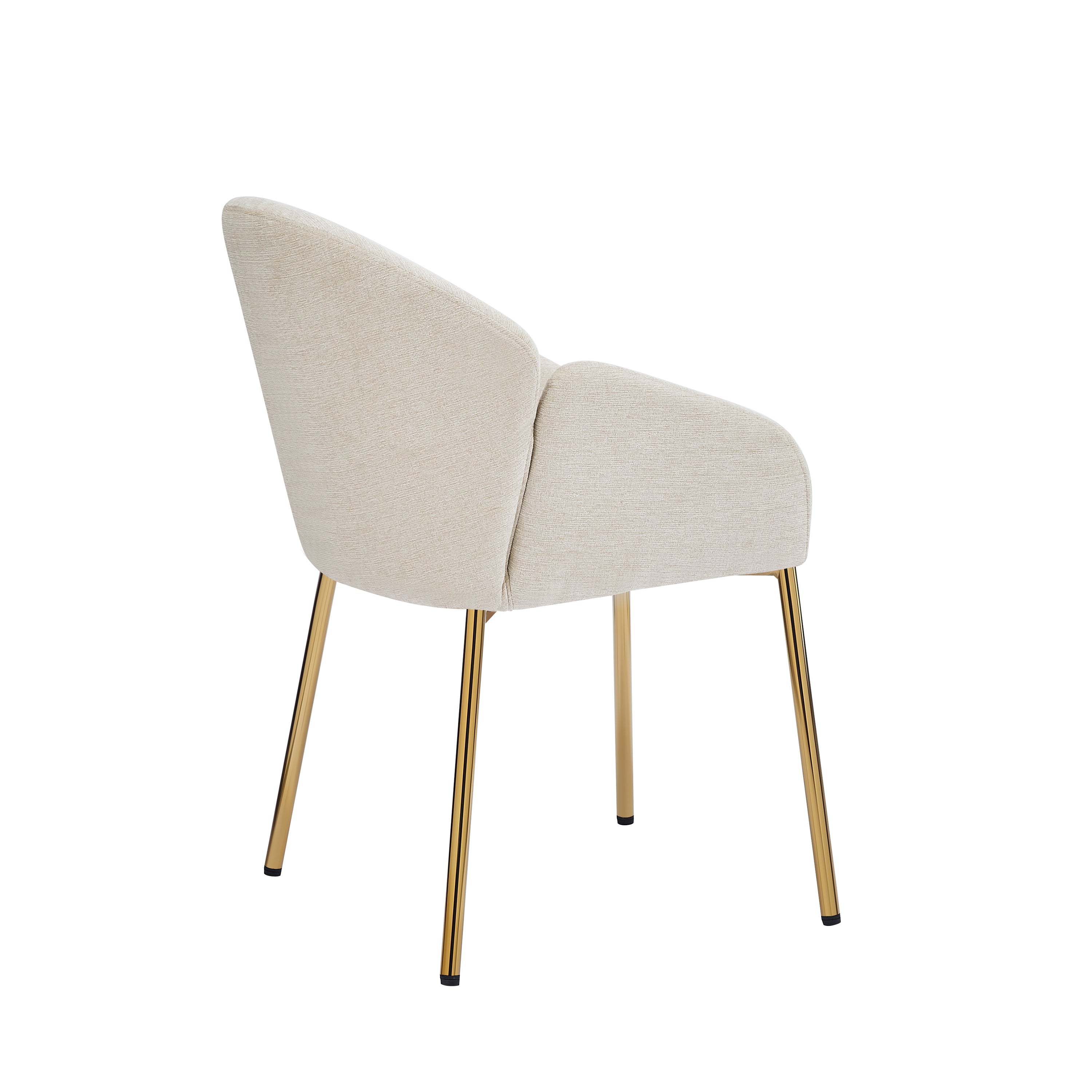Modern Dining Chairs Set of 2 - Comfortable Kitchen Chairs with Sturdy Metal Frame - Perfect for Dining Room, Kitchen, Breakfast Nook & Small Spaces