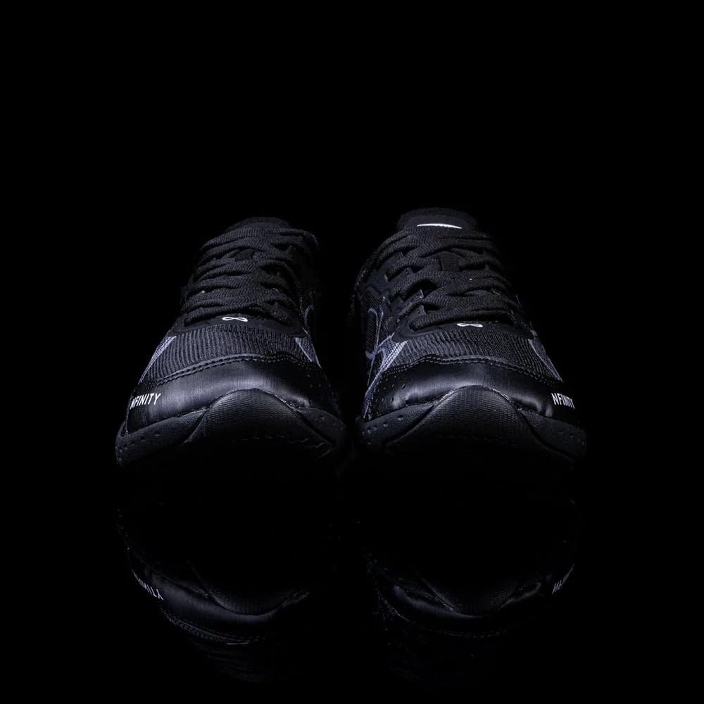 Nfinity Cheer Shoes - Alpha Black Cheerleading Sneakers for Women & Youth - Lightweight Athletic Shoes for Performance | Perfect for Cheer Practice, Competitions & Gym Workouts