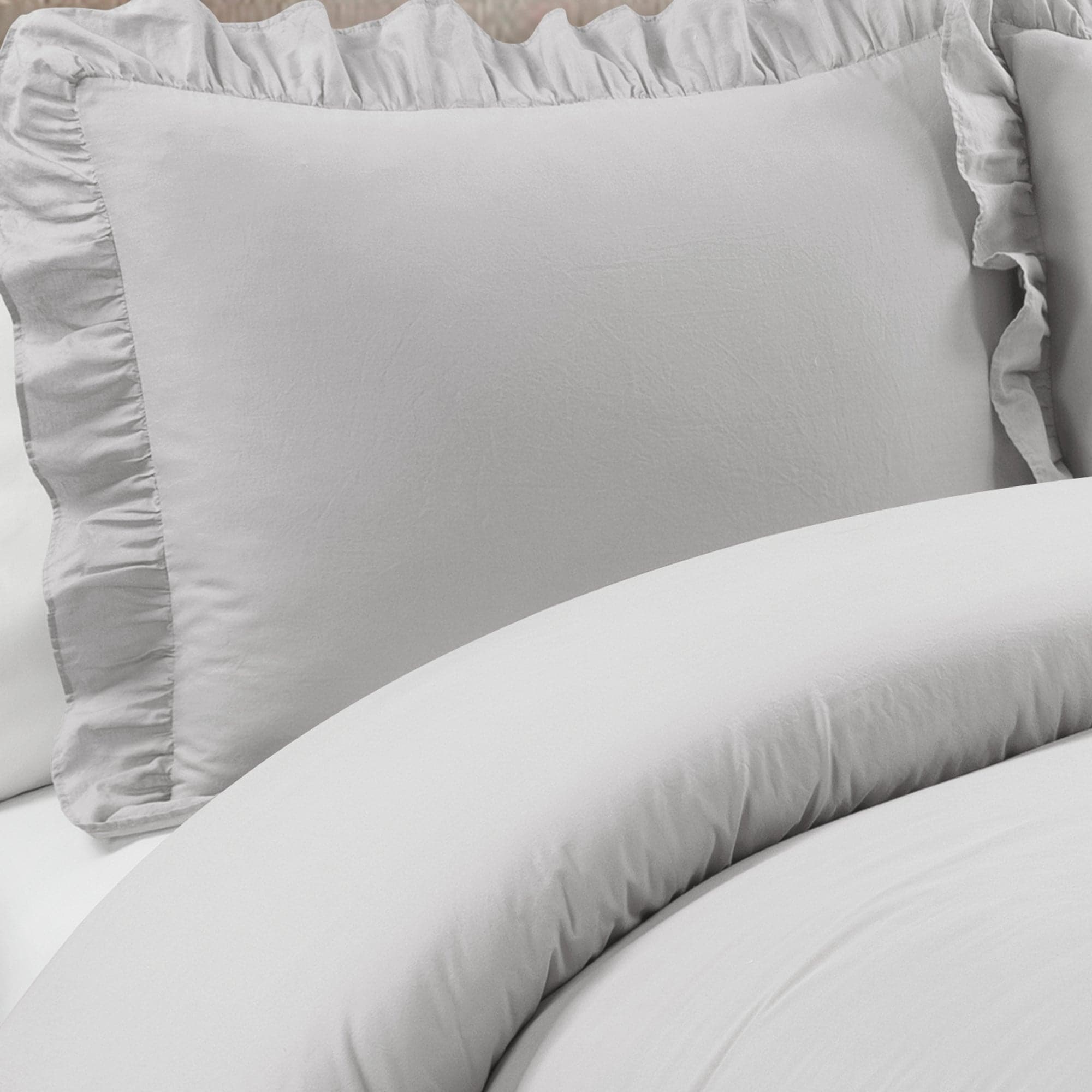 Reyna 100% Cotton Duvet Cover Set - Queen Size, Soft Breathable Bedding Set with Zipper Closure - Perfect for Home, Hotel, and Guest Room Decor