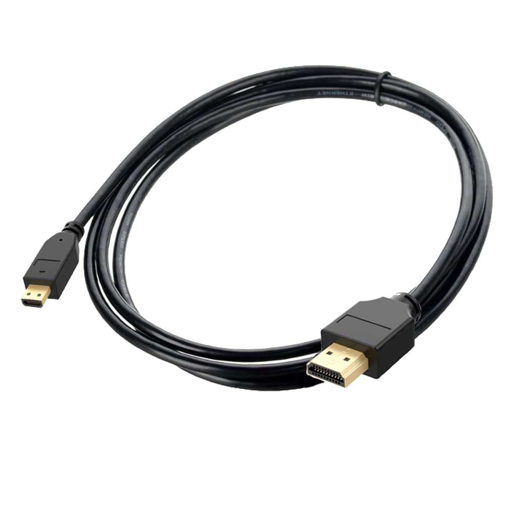 Synergy Digital Camera HDMI Cable - 5ft High-Speed Micro HDMI to HDMI Cable for Fujifilm X-T200, X-T30, X-T3 | 4K Video Transmission | Perfect for Vlogging, Photography & Connecting to TV/Monitor