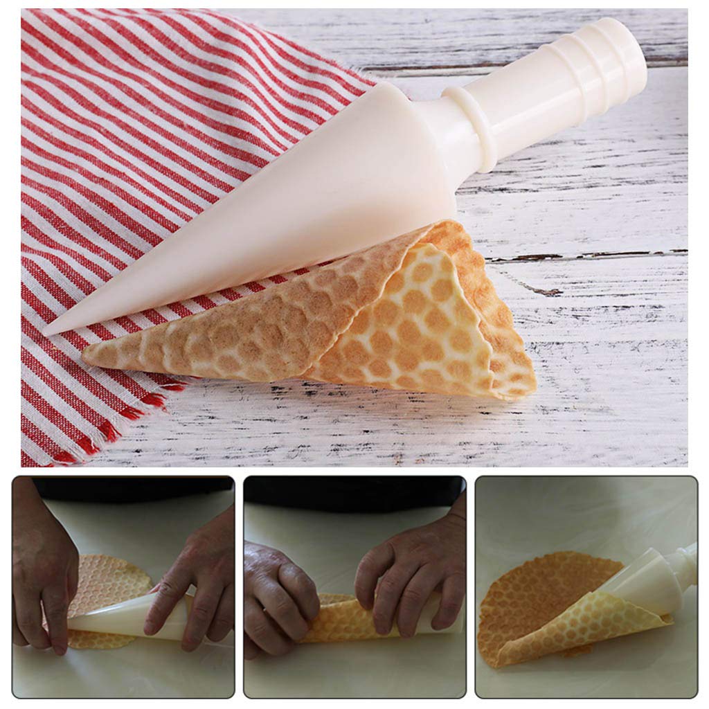 Youngy Egg Omelet Roll Ice Cream Mold Cone Maker - Non-Stick Pastry Roller for Waffle, Cake, and Dessert Baking | Perfect for Home Kitchen, Party Treats, and Ice Cream Shops