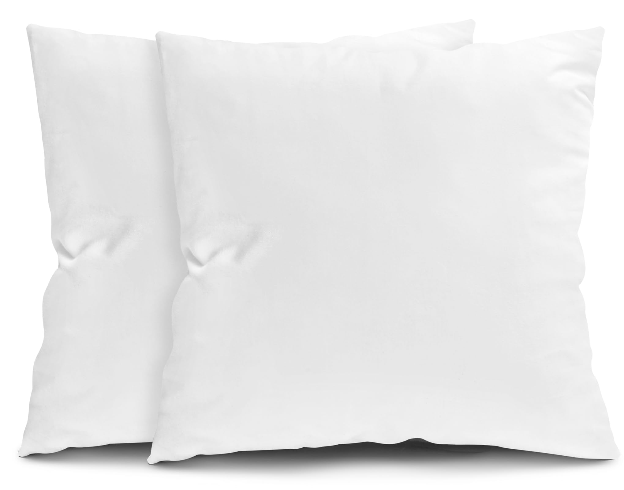 Fixwal 26x26 Inch Throw Pillow Inserts Set of 2 - Premium Euro Square Pillow Forms for Sofa, Couch & Bed - Soft Decorative Cushion Inserts for Home Decor, Living Room & Bedroom
