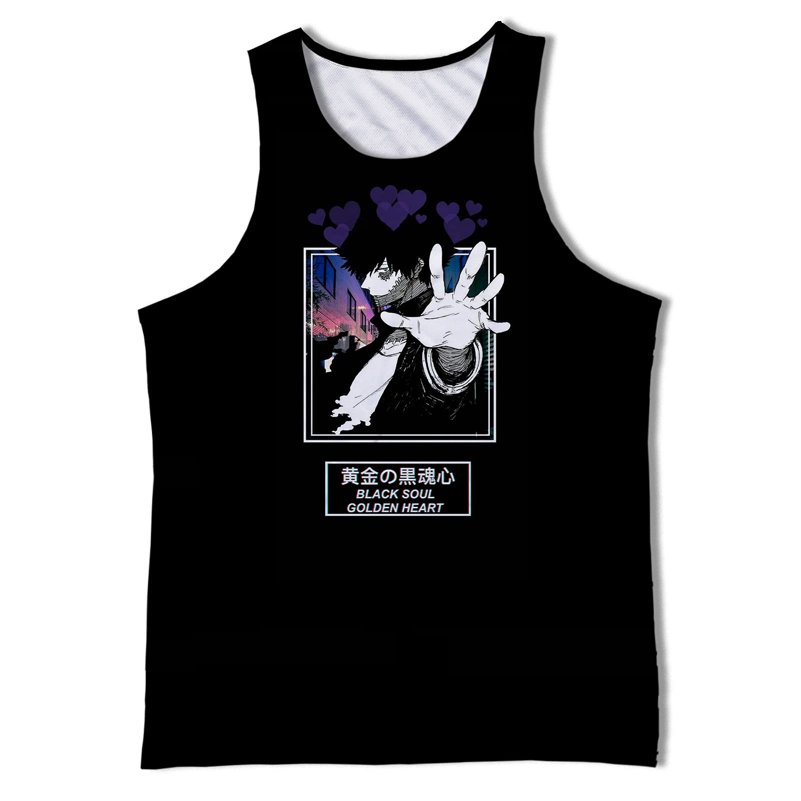 **My Hero Anime T-Shirt for Men - Sleeveless Workout Tank Top - Cool Graphic Tee for Gym, Cosplay & Casual Wear**