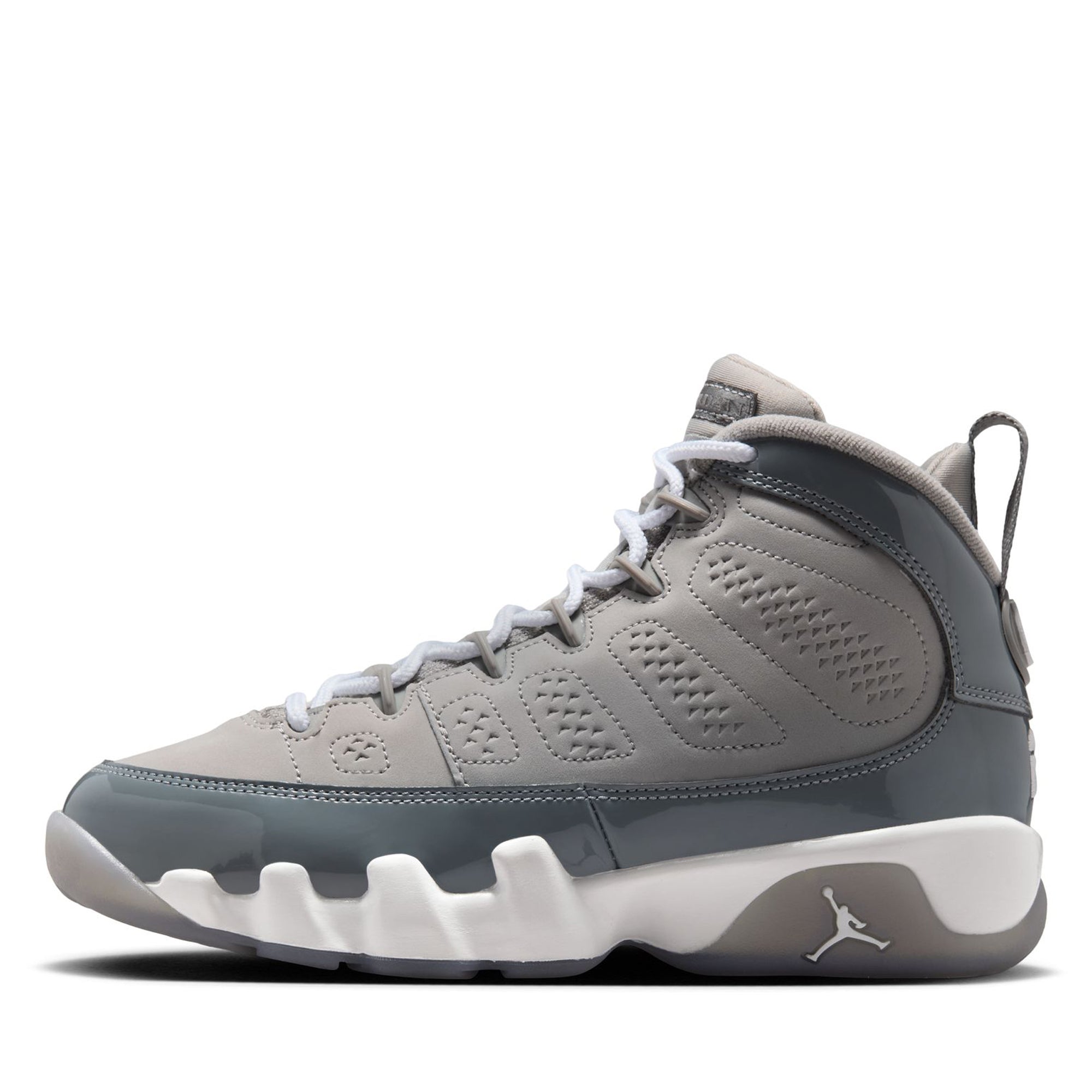 Air Jordan 9 Retro 'Cool Grey' GS Sneakers - Medium Grey/Cool Grey Basketball Shoes for Kids - Perfect for School, Sports & Casual Wear