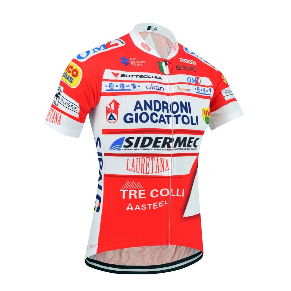 Men's Cycling Jersey Short Sleeve - Breathable & Moisture-Wicking Bike Shirt for Road & Mountain Biking | T.R.S Bicycle Clothing for Comfortable Training & Outdoor Sports