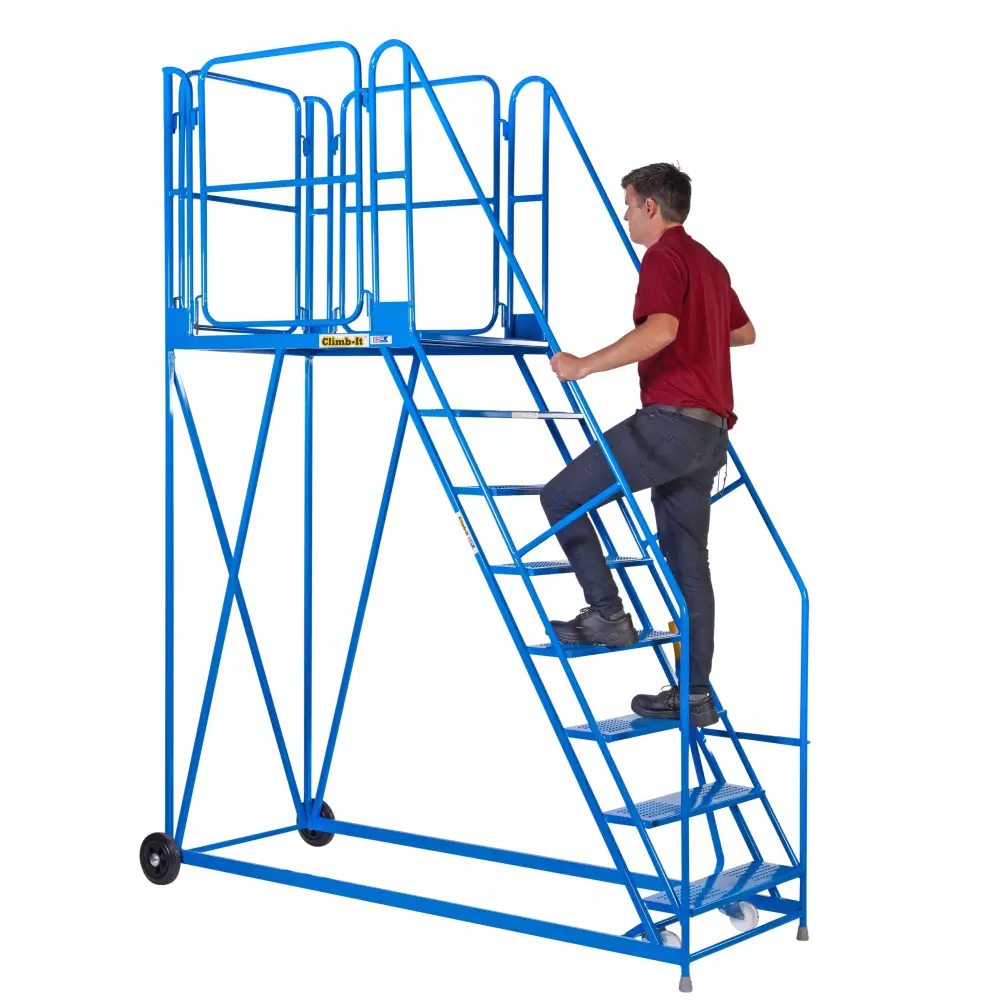 Climb It UK 1200mm Work Platform - Heavy Duty Aluminum Scaffolding Platform for Construction, Painting & Home Renovation | Indoor & Outdoor Use