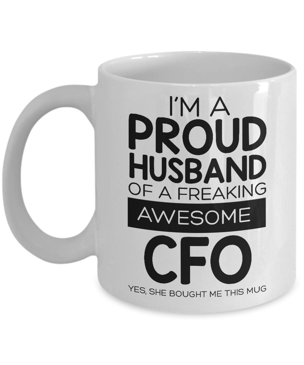 Funny & Unique Mother's Day Gifts for Men - Thoughtful Presents from Wife - Sarcastic CFO Gifts for Office & Home Decor