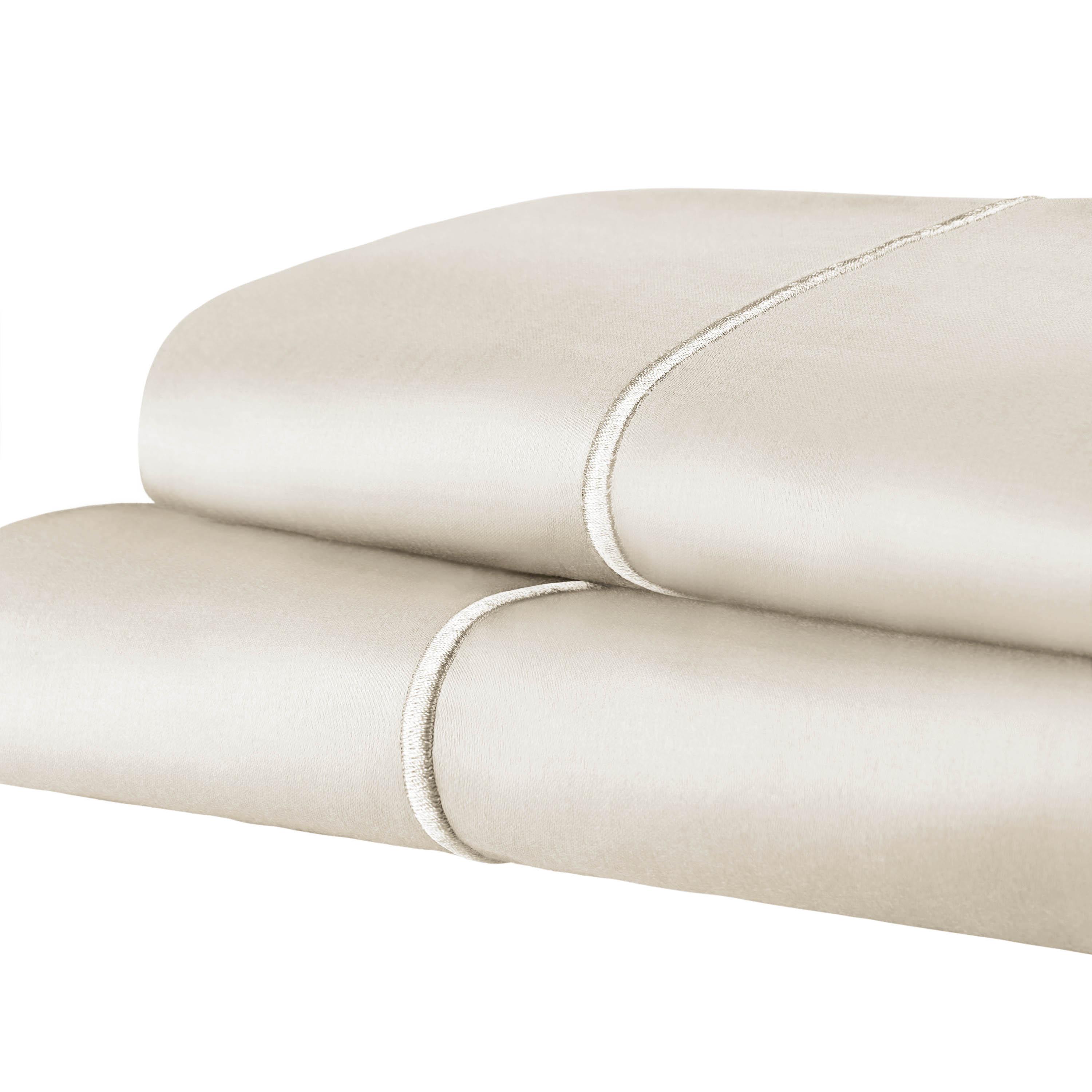 Premium 1500 Thread Count Cotton Pillowcase Set - Ultra Soft & Breathable for a Comfortable Sleep - Perfect for Bedroom, Hotel, and Home Decor