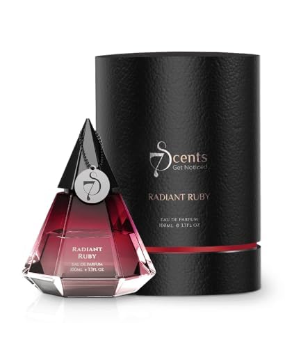 Prime Craft Perfume - 100ml Eau De Parfum | Radiant Ruby Unisex Fragrance | Luxury Long-Lasting Scent for Men & Women | Perfect for Date Night, Office & Special Occasions