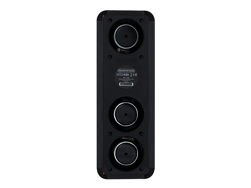 Monitor Audio Super Slim WSS430 In-Wall Speaker - High-Quality Home Theater & Surround Sound System for Living Room, Bedroom, and Office Audio Setup