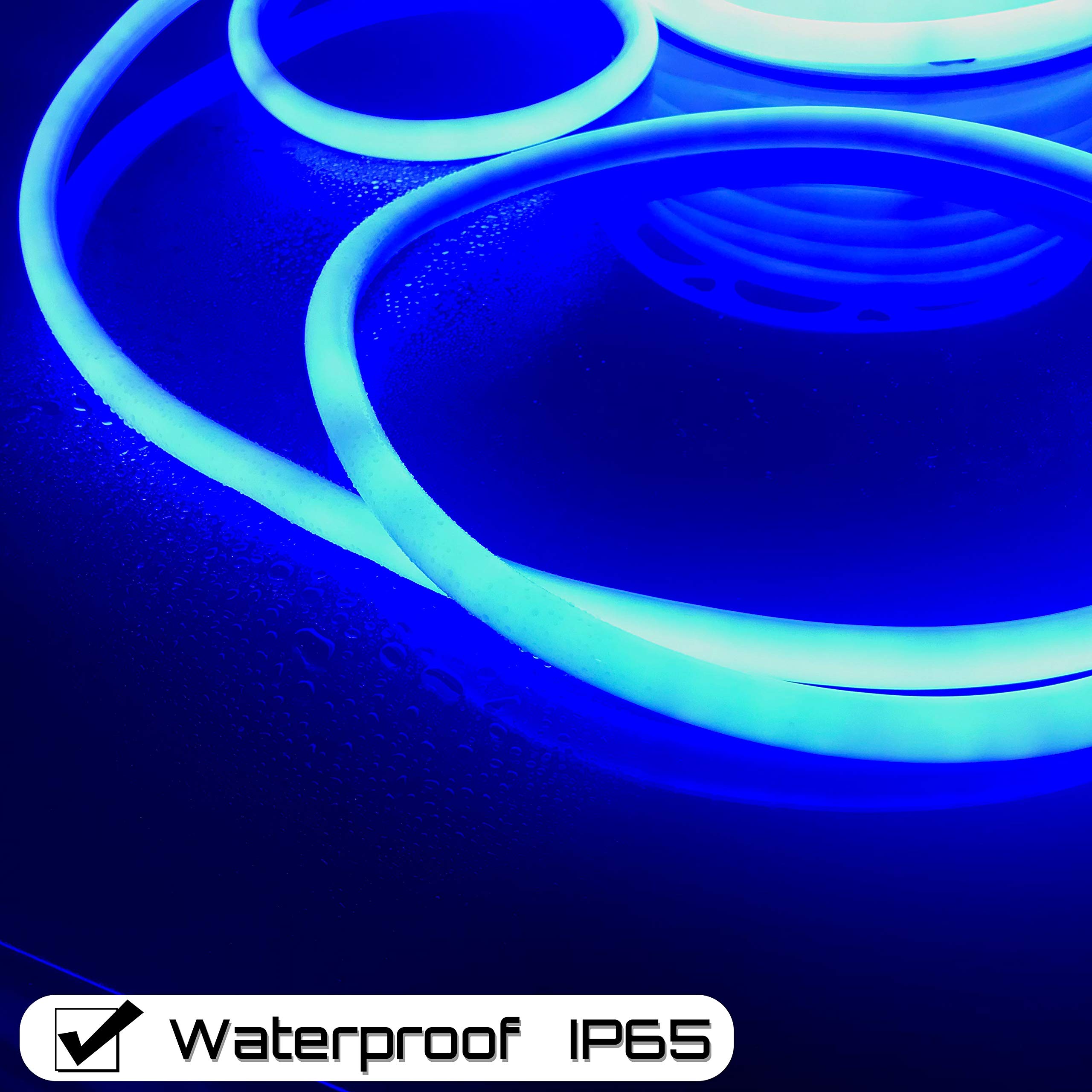 Russell LED Neon Rope Lights - 100FT Waterproof Flexible Tube for Home & Party Decor