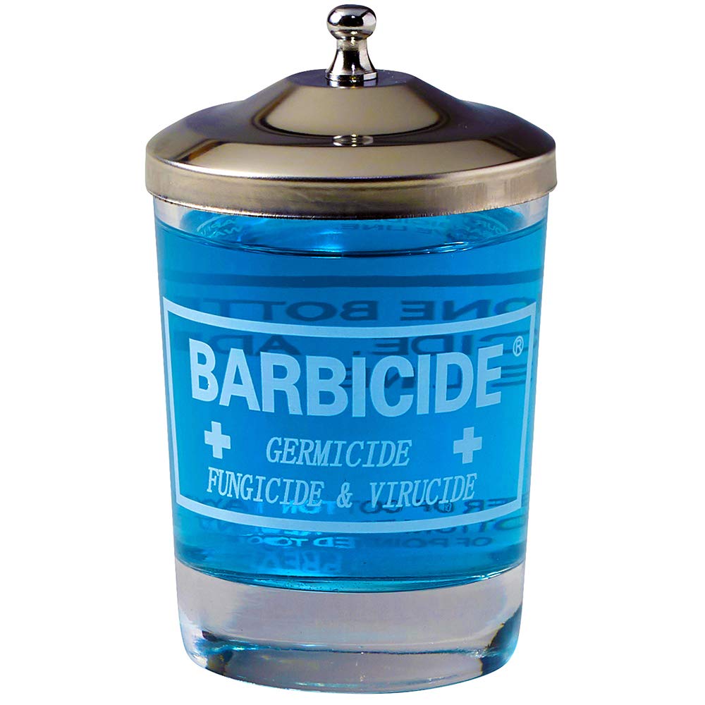 Barbicide Manicure Jar - Small, Medium & Large Sizes for Salon & Home Nail Care | Professional Disinfection Solution for Manicure Tools