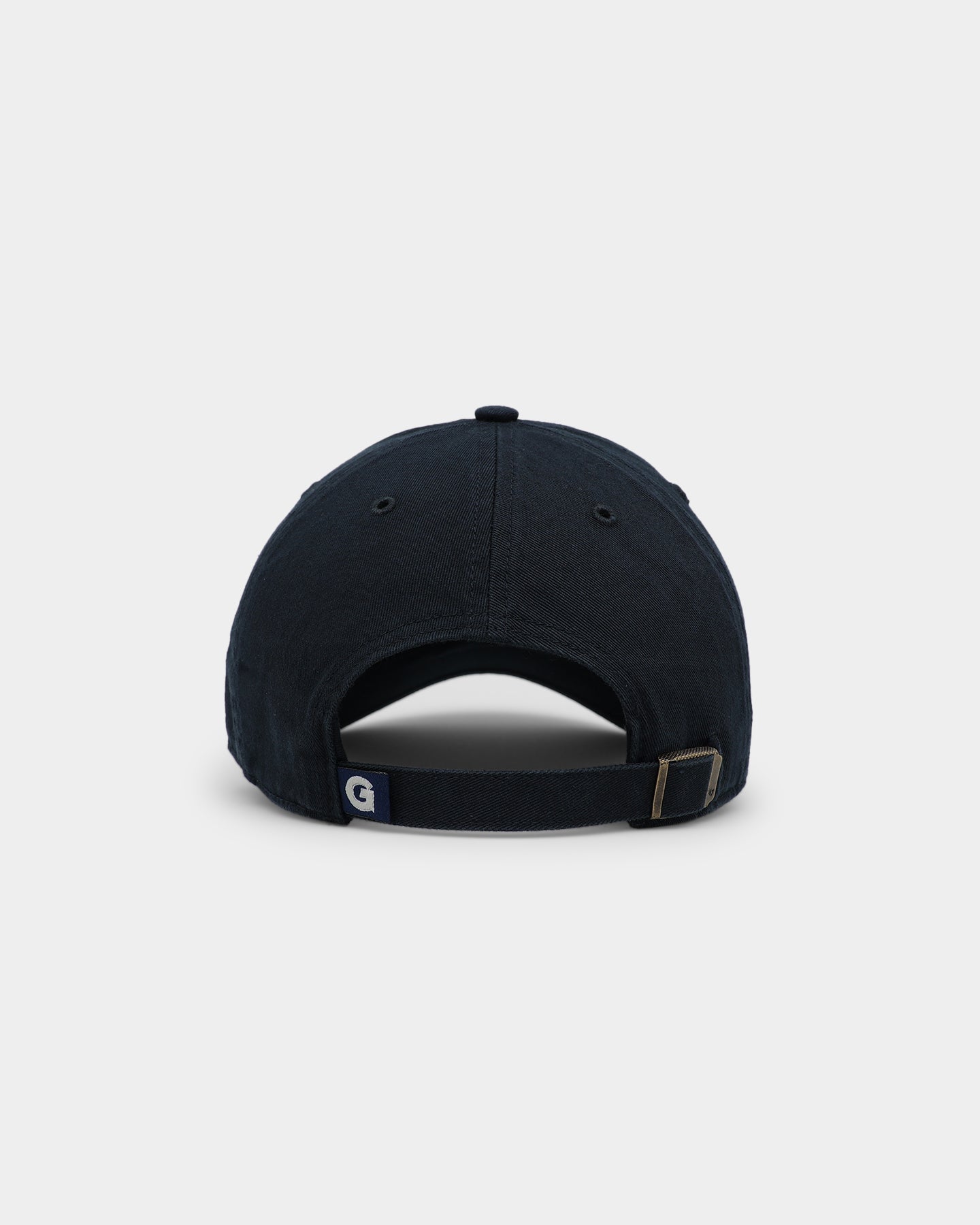 47 Brand Georgetown Hoyas '47 Clean Up Strapback Hat - Navy Blue Adjustable Snapback Cap for Men - Perfect for Basketball Games, College Spirit & Casual Wear