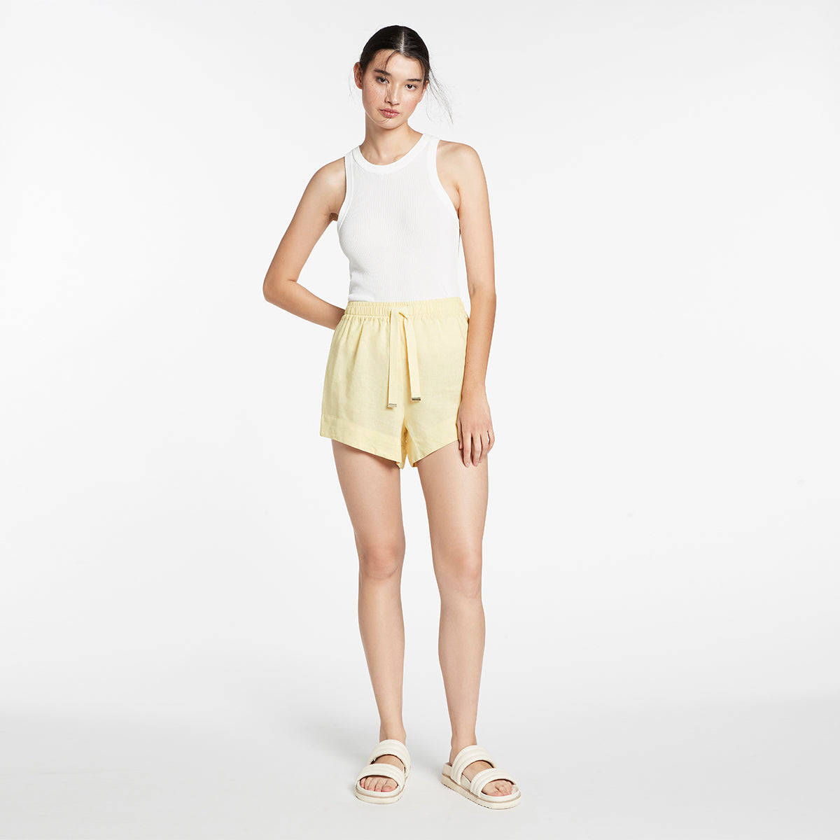 Thrill Of It Women's High-Waisted Soft Butter Shorts - Comfortable Stretchy Summer Casual Shorts for Running, Yoga & Beach Wear