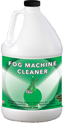 Froggy's Fog Fully Clean Fog Machine Cleaner Fluid - 1 Gallon | Optimizes Performance & Extends Fog Machine Life | Professional Haze & Fog Solution for Theaters, Concerts, Halloween & Special Effects