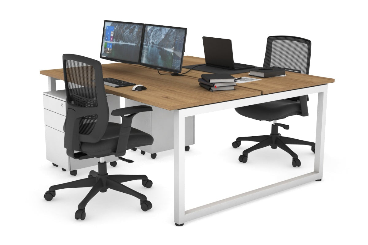Quadro Loop Legs 2 Person Office Workstation - 47.2
