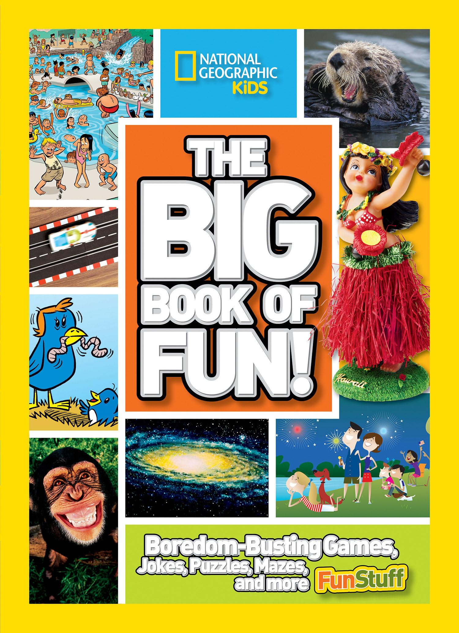 The Big Book of Fun: Boredom-Busting Games, Jokes, Puzzles & Mazes for Kids - Perfect for Road Trips, Family Game Nights & Rainy Day Activities