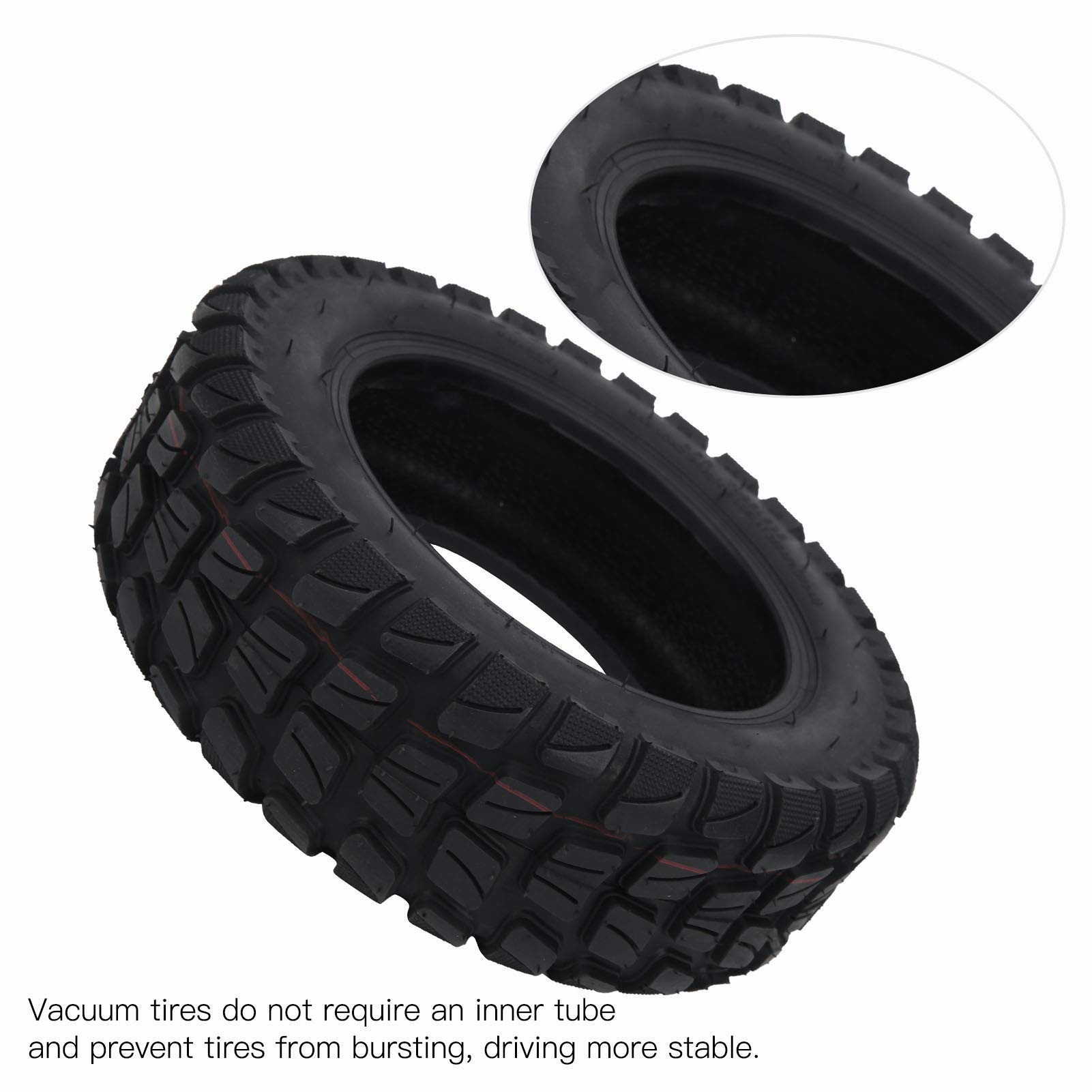 **10in Tubeless Tire 90/65-6.5 - Vacuum Wheel, Wear-Resistant & Explosion-Proof for Electric Scooters & Bikes - Thickened Design for Enhanced Durability - Perfect for Commuting, Off-Road & Urban Riding**