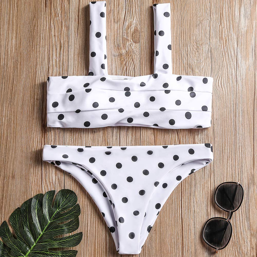YAUASOPA Women's Sexy Push Up Bikini Set - Striped Print Two Piece Swimwear for Beach & Pool | Summer Bathing Suit for Vacation, Swimming, and Sunbathing