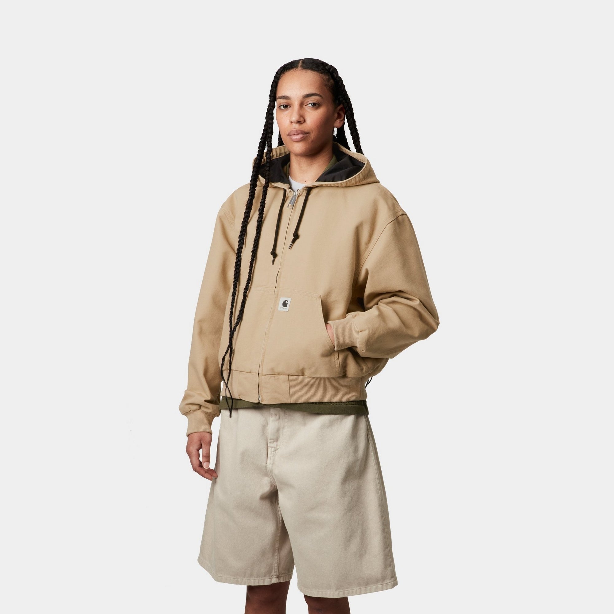 Women's OG Active Jacket - Lightweight Spring Running Jacket for Women | Dusty Hamilton Brown | Perfect for Outdoor Workouts, Jogging & Casual Wear