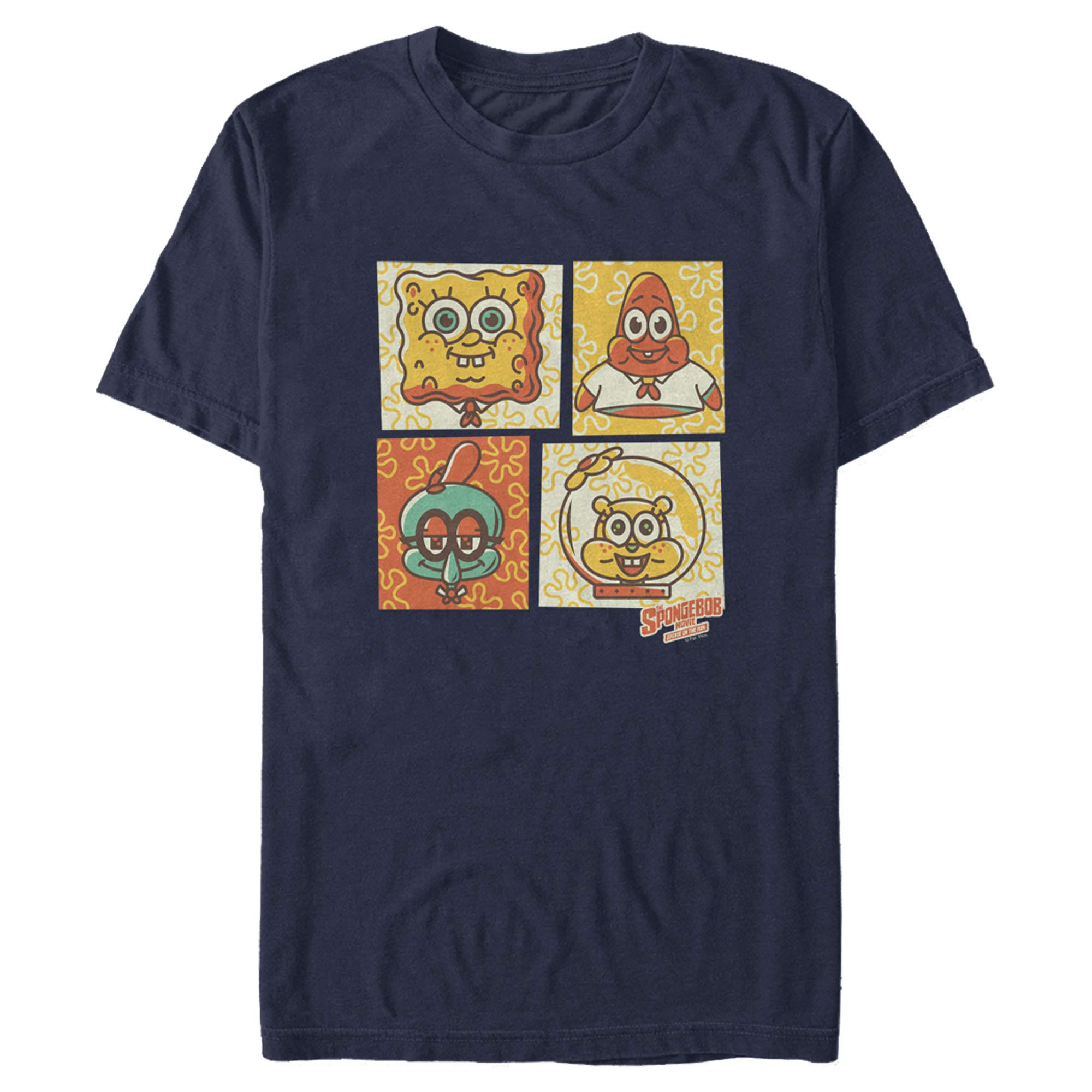 SpongeBob SquarePants Men's Graphic T-Shirt - Sponge on The Run Camper Design - Funny Cartoon Tee for Casual Wear, Cosplay & Gifts
