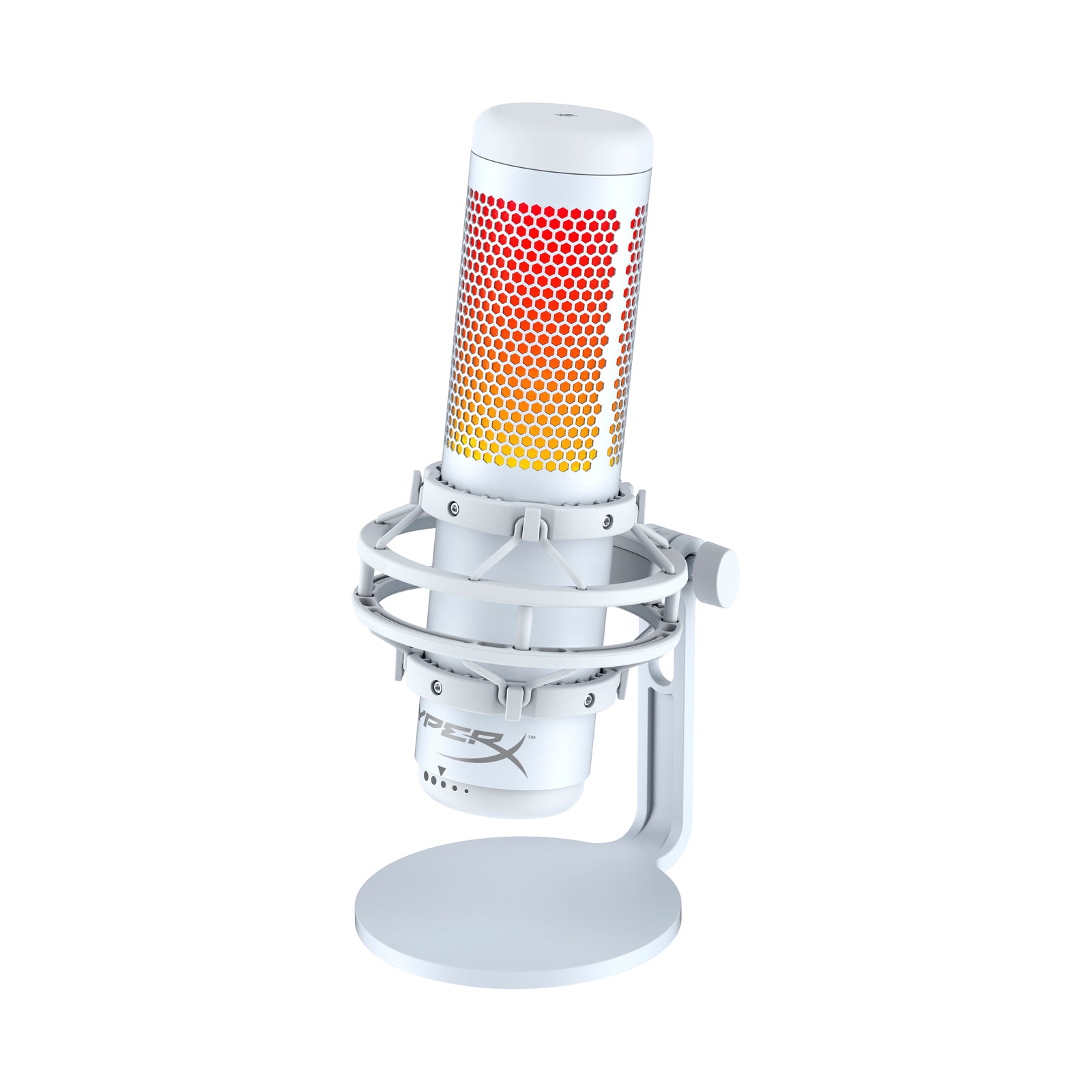 HyperX QuadCast S USB Condenser Microphone with RGB Lighting - Professional Streaming, Podcasting & Gaming Mic for PC, PS4 & Mac - Perfect for Twitch, YouTube & Discord