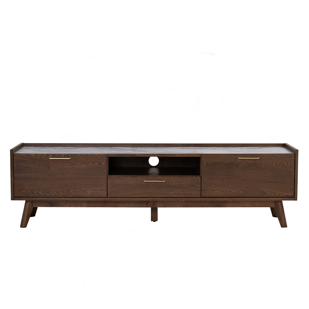 Andrea 1.8m TV Stand with Storage - Modern Entertainment Center for Living Room, Bedroom & Home Theater - Fits 65 Inch Flat Screen TV