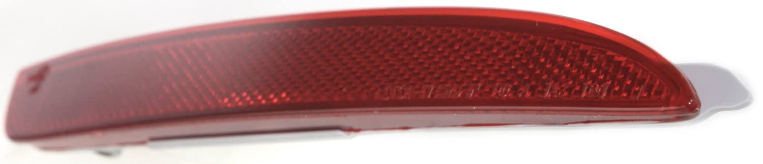 Evan Fischer Rear Bumper Reflector Set of 2 - Compatible with 2010-2013 Mazda 3, 2010 Mazda 3 Sport & 2012-2013 Mazda 3 Sport (MA2831100, MA2830100) - Driver & Passenger Side Replacement Parts - Enhance Nighttime Visibility & Safety