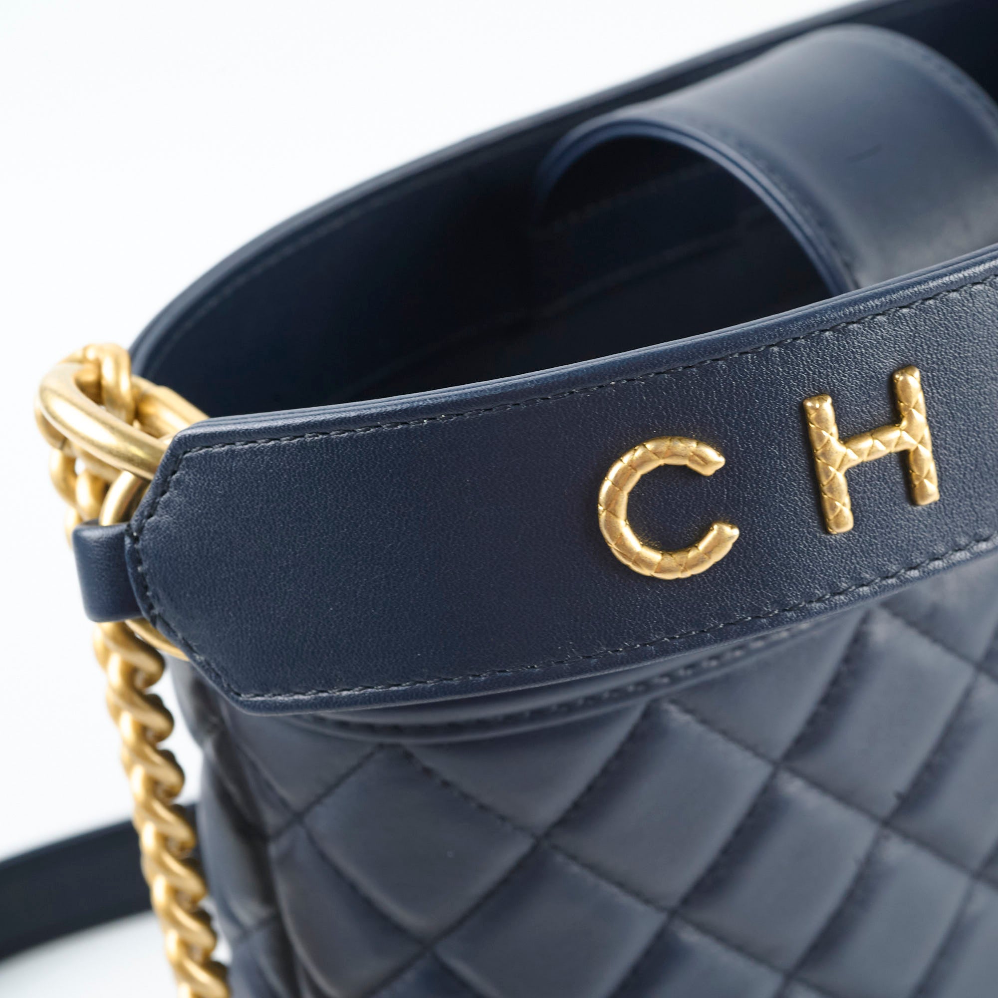 Chanel Boy Bucket Bag in Navy Blue - Luxury Designer Handbag for Women | Perfect for Everyday Use, Work & Special Occasions
