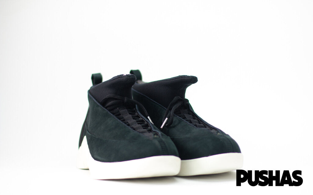 Air Jordan 15 Retro x PSNY 'Black Suede' Sneakers (2017) - Men's Basketball Shoes for Streetwear & Casual Fashion