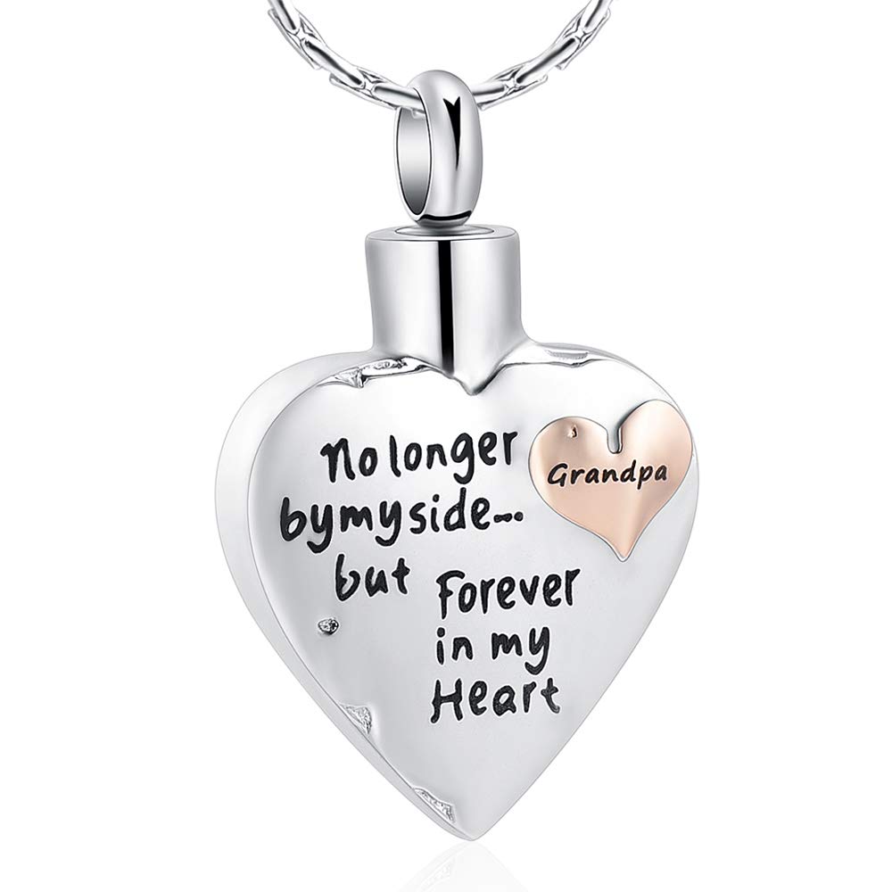 Heart Shape Cremation Jewelry for Ashes - Memorial Urn Necklace Keepsake for Women, Perfect for Remembering Loved Ones