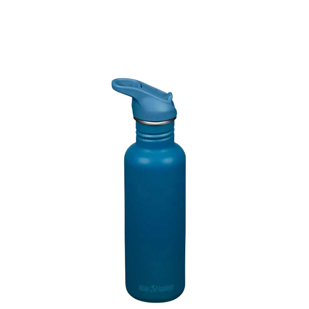 Klean Kanteen Classic Flip Cap Stainless Steel Water Bottle 18oz (532ml) - BPA Free, Leak Proof, Eco Friendly Reusable Water Bottle for Hiking, Gym, Office & Outdoor Activities