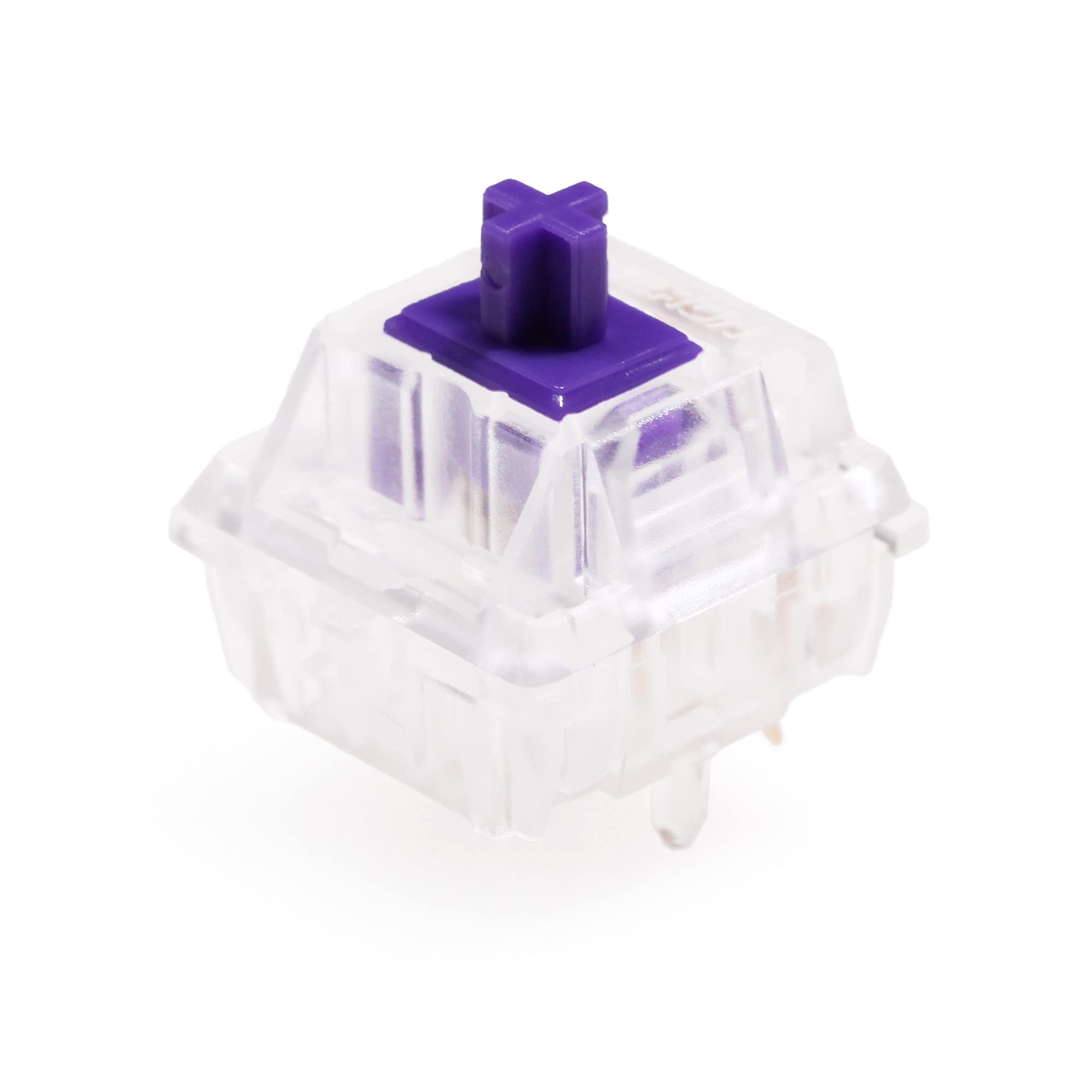 Gateron Zealio V2 Tactile Mechanical Keyboard Switches - 62g/65g/67g/78g Options, 5-Pin SMD RGB Compatible, Purple MX Stem (110-Pack) - Perfect for Custom Keyboard Builds, Gaming & Typing Enthusiasts
