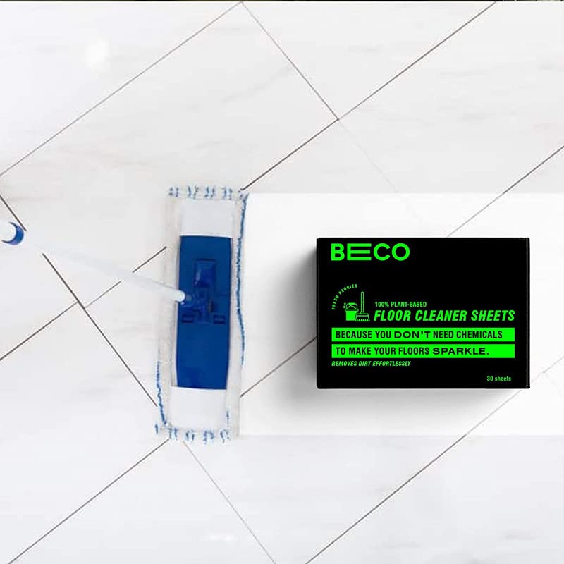 Eco-Friendly Floor Cleaner Sheets - 30 Count | Water-Soluble, Natural Ingredients, Chlorine-Free | Safe for Pets & Easy to Use | Perfect for Hardwood, Tile & Laminate Floors