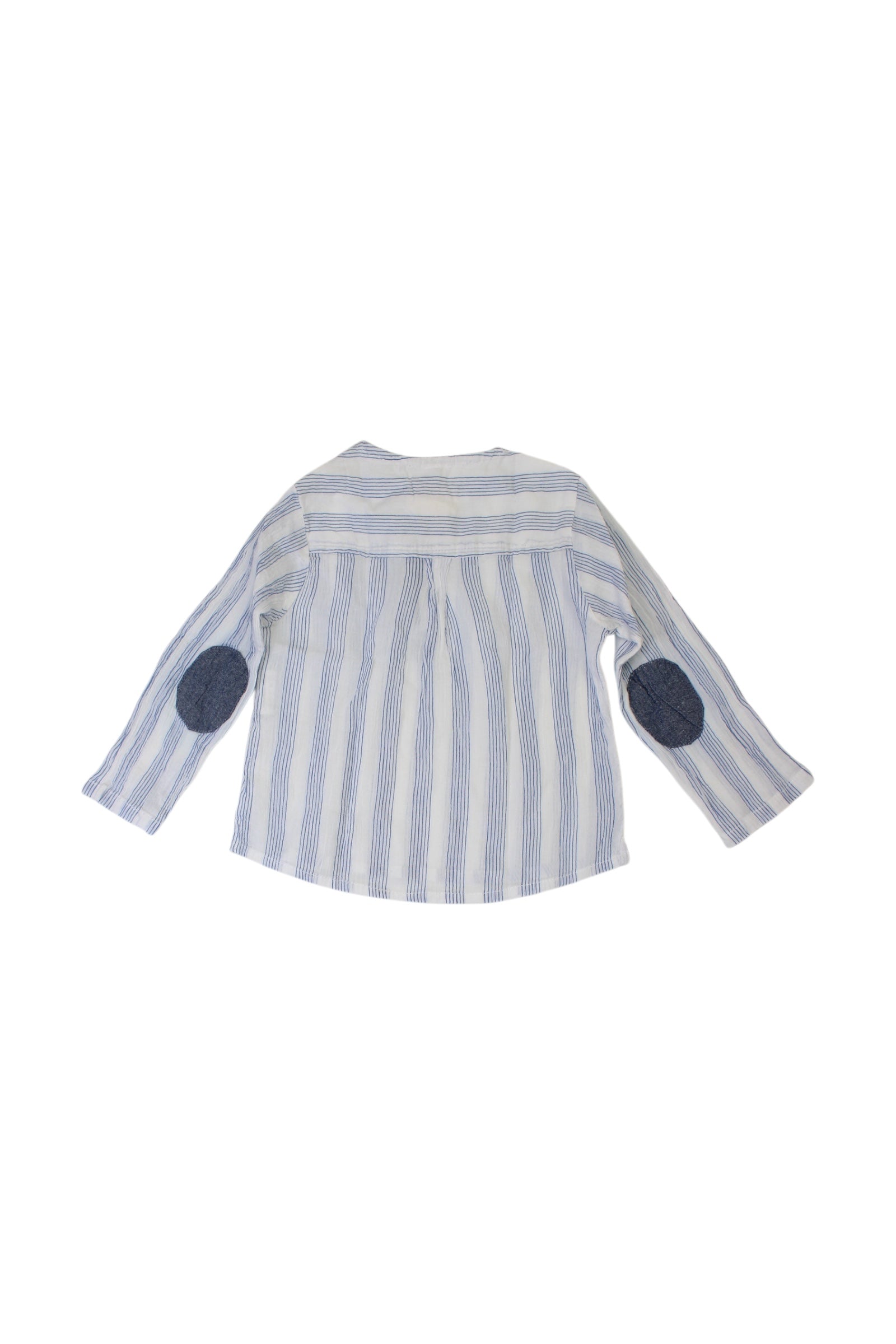 Arsène Et Les Pipelettes Striped Long Sleeve Baby Shirt for Boys & Girls 12-18 Months - Perfect for Playdates, Family Photos & Everyday Outfits