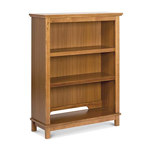DaVinci Autumn Bookcase Hutch in Chestnut - Stylish Storage for Living Room, Office, or Library - Solid Wood Bookshelf with Adjustable Shelves