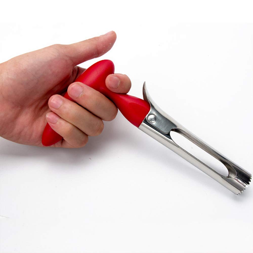 AKIRO Stainless Steel Apple Corer & Fruit Seeder - Easy Twist Core Remover Tool for Apples, Pears & Vegetables | Perfect for Baking, Cooking & Healthy Snack Prep