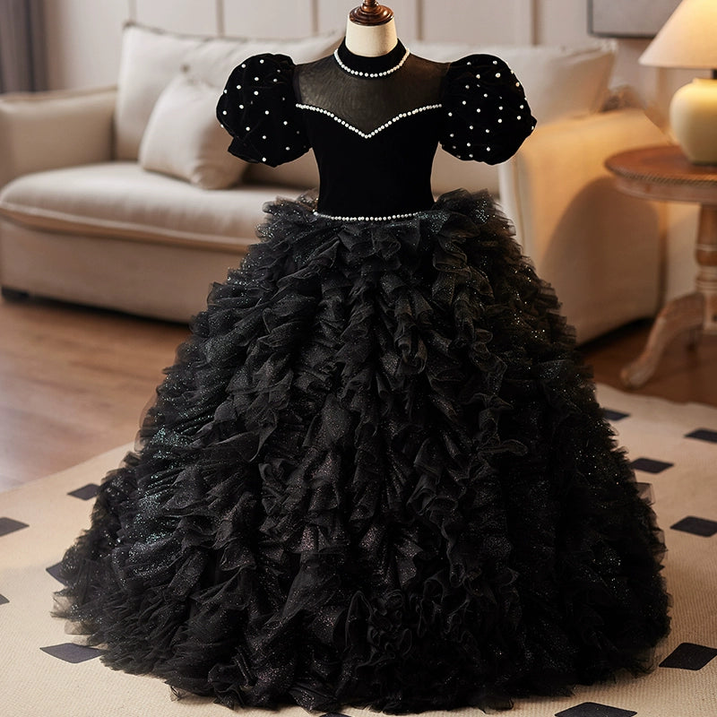 Elegant Baby Girls First Communion Dress - Fluffy Pageant & Birthday Party Gown for Special Occasions | Perfect for Church Ceremonies, Beauty Contests & Celebrations