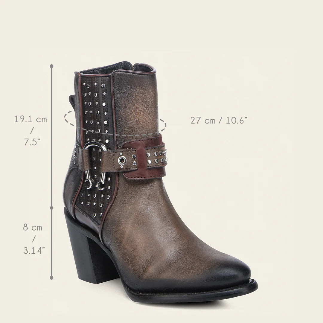 Cuadra Women's Western Cowgirl Leather Boots - Honey Brown - 4V19RS - Perfect for Rodeo, Country Dancing & Western Fashion