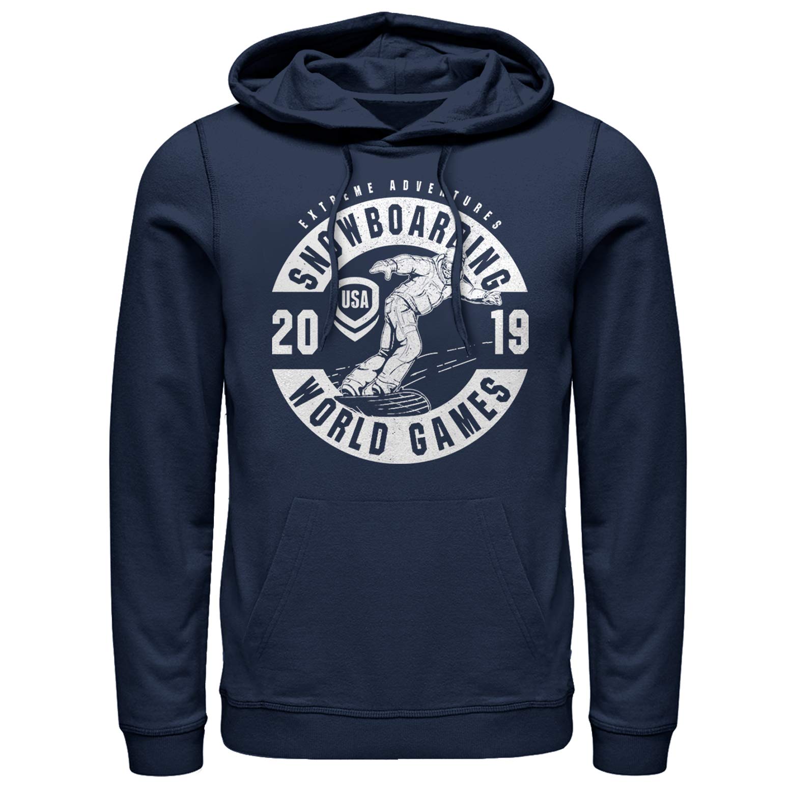 LOST GODS Men's Winter Snowboarding Hoodie - Warm & Waterproof Pullover for Skiing, Snowboarding, and Outdoor Winter Adventures