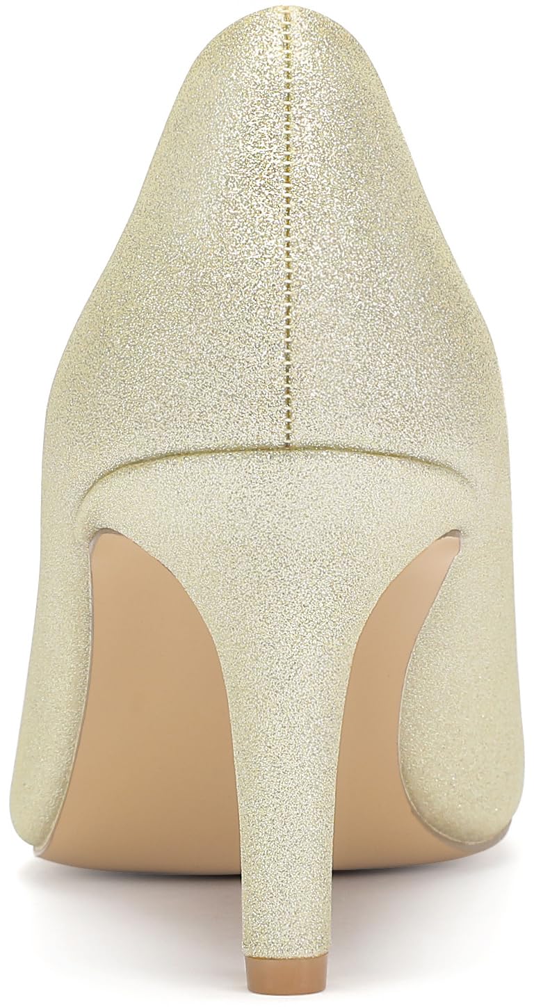 Women's Pointed Toe Stiletto Pumps - 3 Inch High Heels for Wedding, Party & Dress Occasions - Comfortable Closed Toe Dress Shoes for Women - Perfect for Evening Events, Prom & Formal Wear