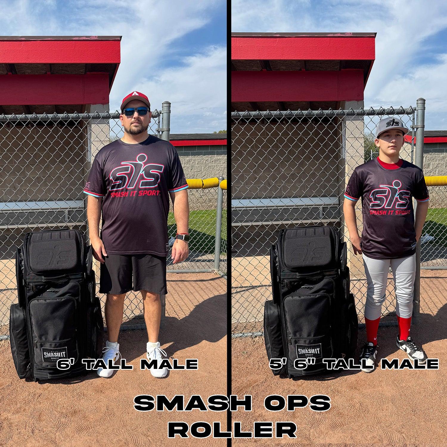 2025 Smash Ops Guerrilla V4 Roller Bag - Durable Travel Luggage with Spinner Wheels, Carolina Blue & Pink Color Options - Perfect for Business Trips, Vacations & Airplane Carry-On