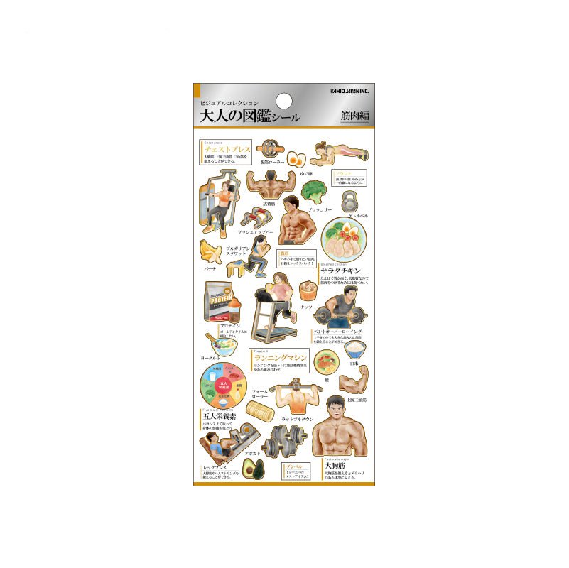 Otona Collection Professions Stickers - Premium Japanese Vinyl Decals for Planners, Scrapbooks & Laptops - Kamio Japan