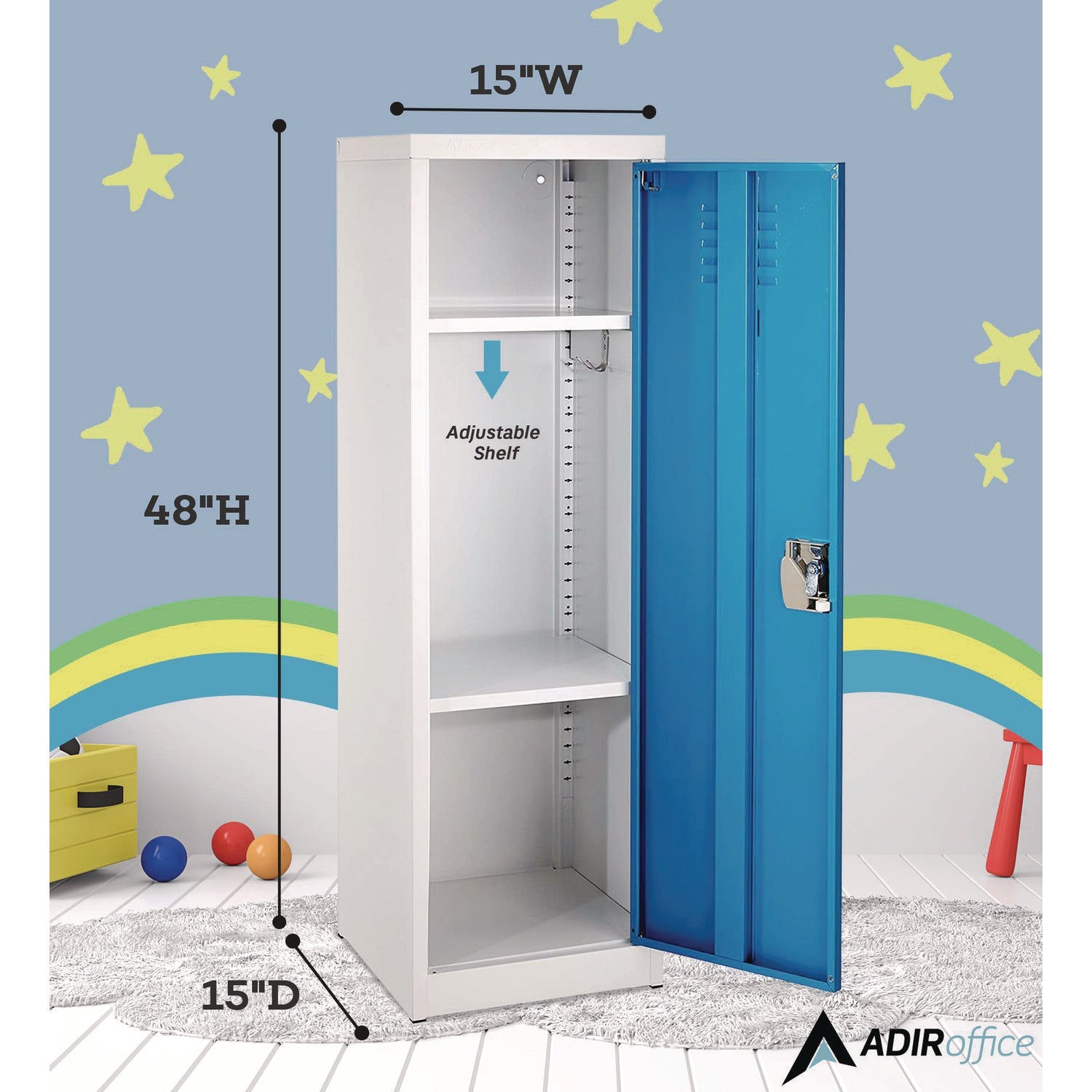 Steel Storage Locker with 1 Compartment - 15