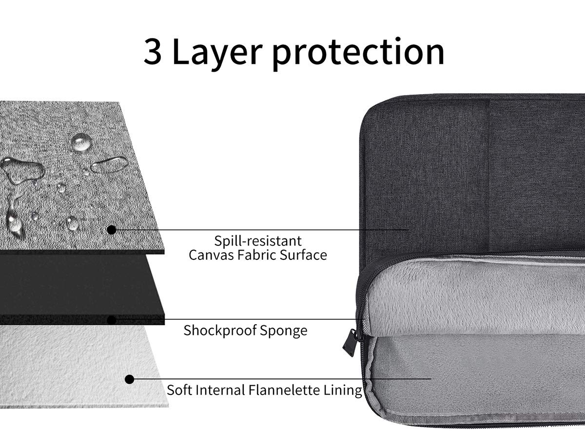 Waterproof 13 Inch Laptop Sleeve Case for Microsoft Surface Laptop 6/5/4 13.5