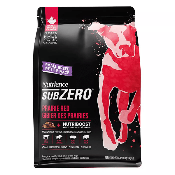 Nutrience SubZero Prairie Red Small Breed Dry Dog Food - High Protein Grain-Free Kibble for Active Small Dogs | Perfect for Indoor & Outdoor Feeding