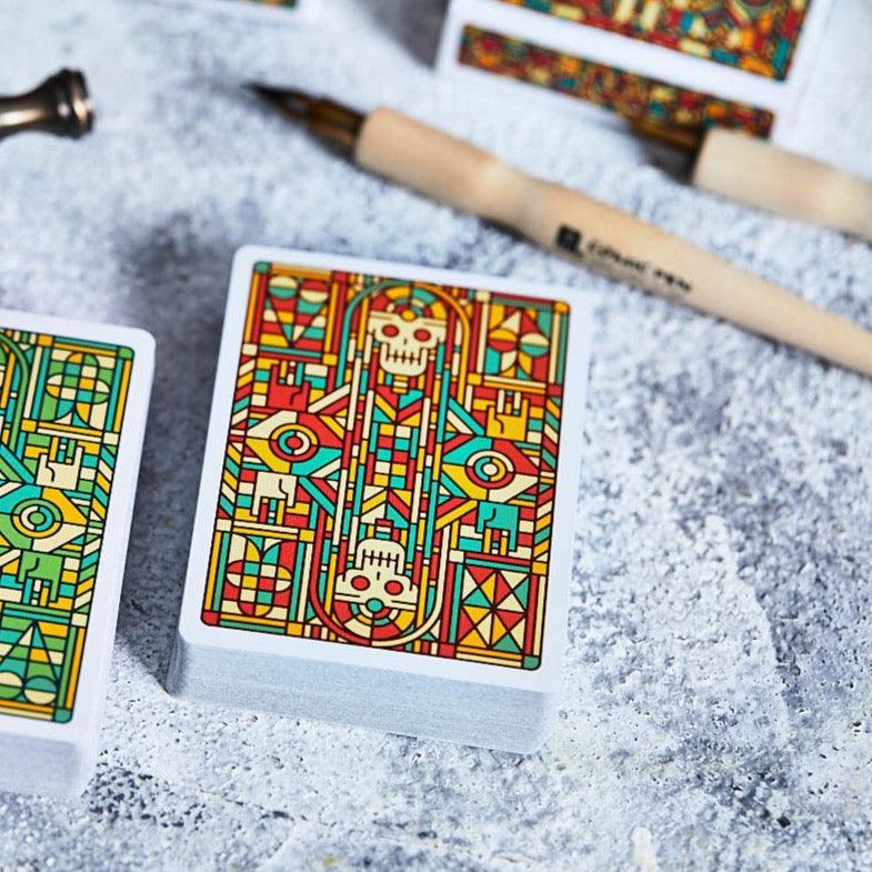Premium Bloodline Ruby Playing Cards - Elegant & Durable Poker Deck for Magic Tricks, Cardistry, and Casino Night Entertainment