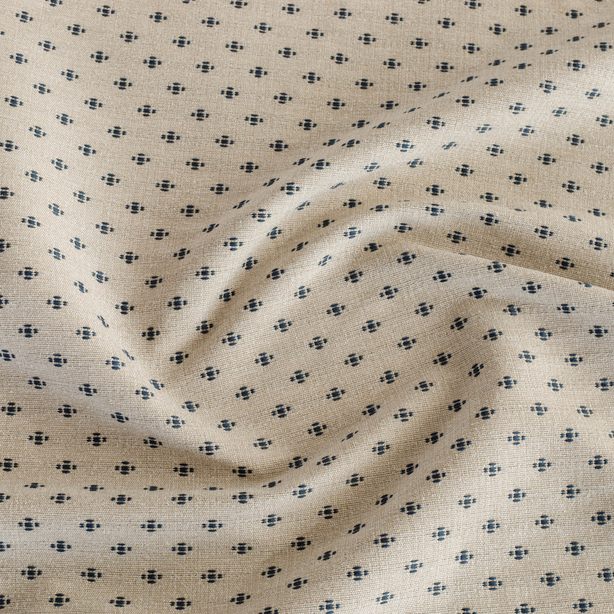 Premium Navy Blue Pierce Fabric - High-Quality Upholstery Material for Sofas, Chairs & Home Decor | Perfect for DIY Projects & Crafting