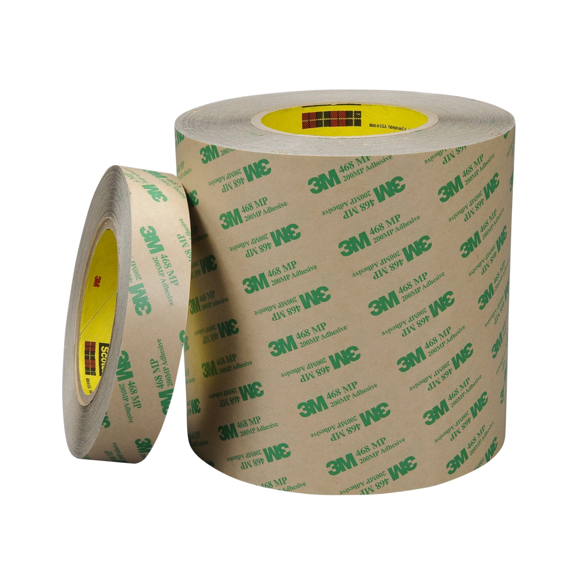 3M Adhesive Transfer Tape 468MP - Clear Double-Sided Tape, 48 in x 120 yd, 5 mil Thick - Heavy Duty Bonding for Crafts, Signage & DIY Projects